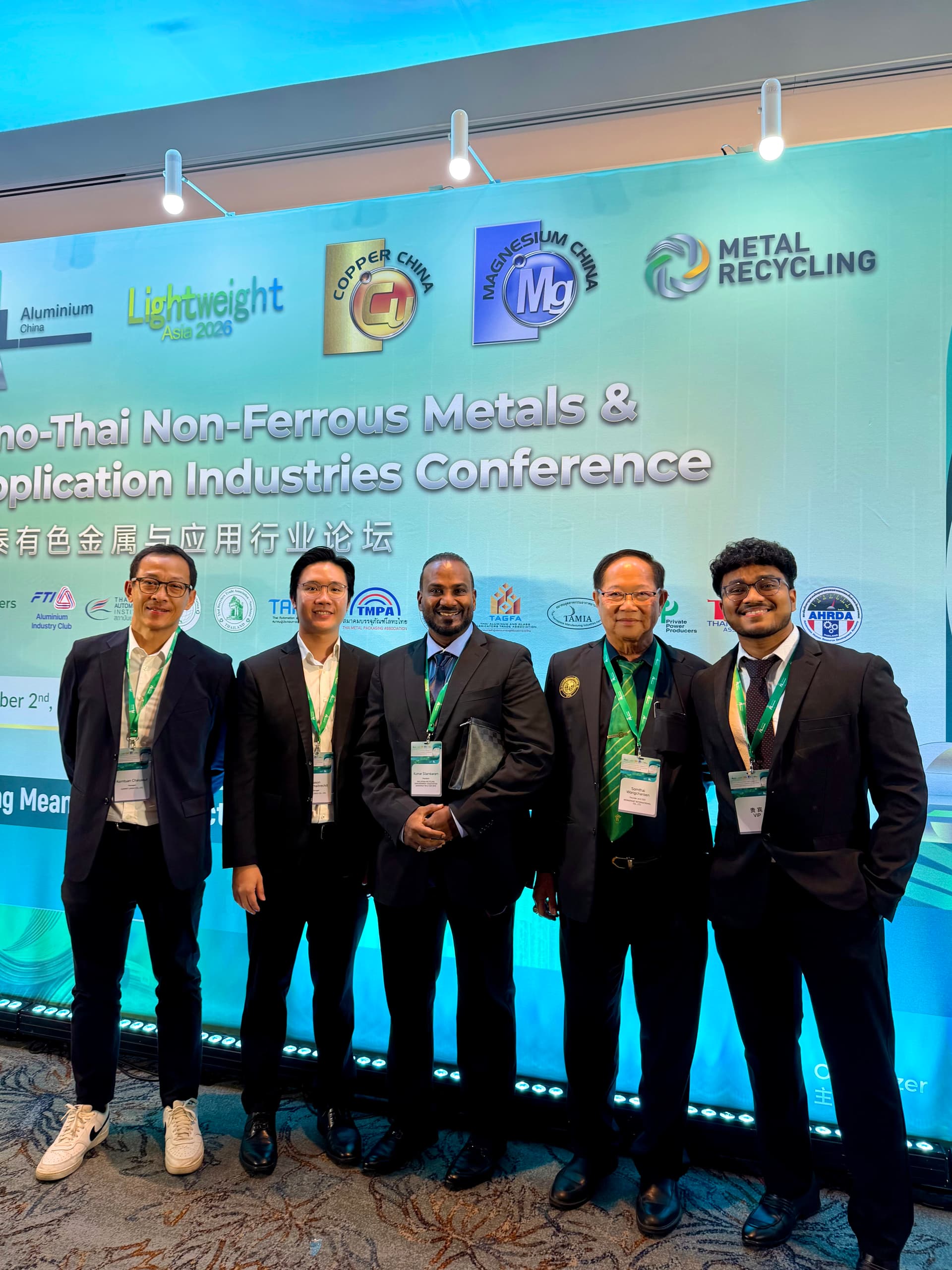 Previnaash Kumar with industry colleagues
