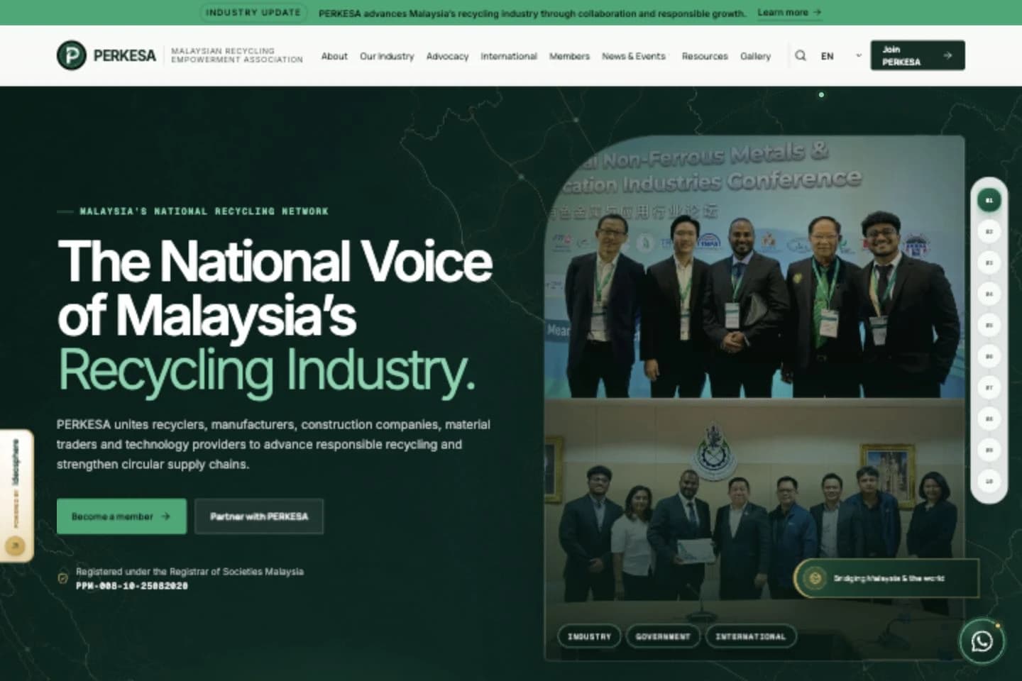 PERKESA public homepage