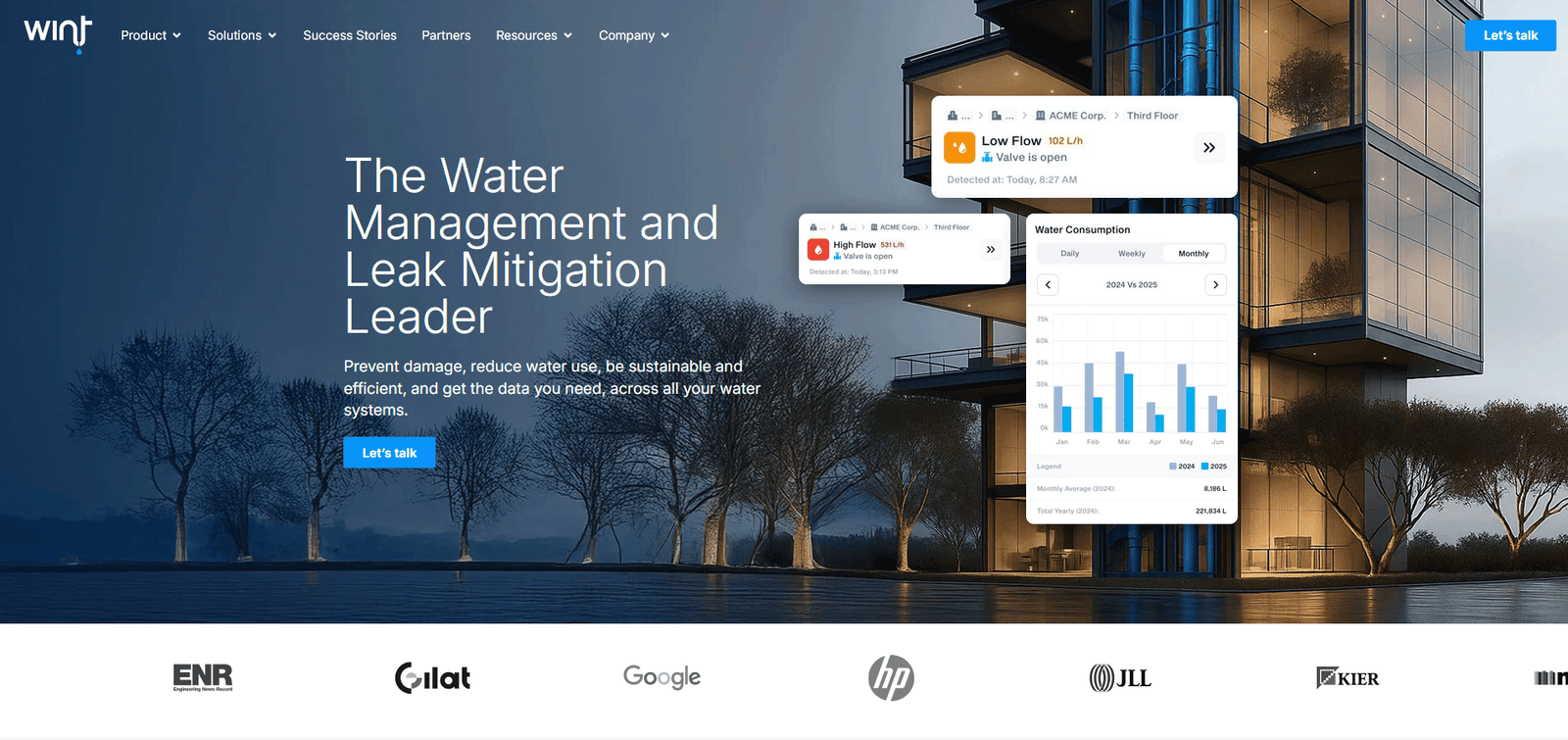 WINT AI website preview