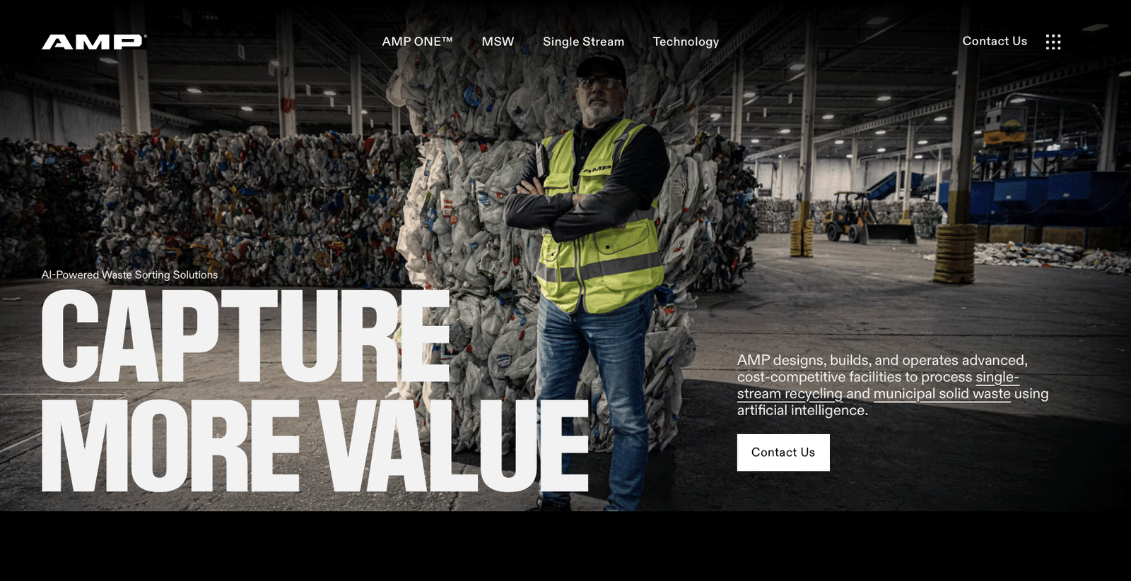 Anduril Manufacturing website preview